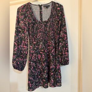 French Connection - Smocked Floral Mini Dress - women’s size XS
